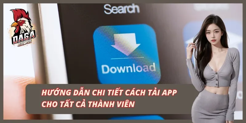 Hướng dẫn cách tải app DAGA