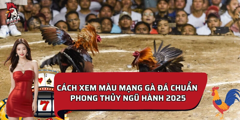 Cách xem màu mạng gà đá